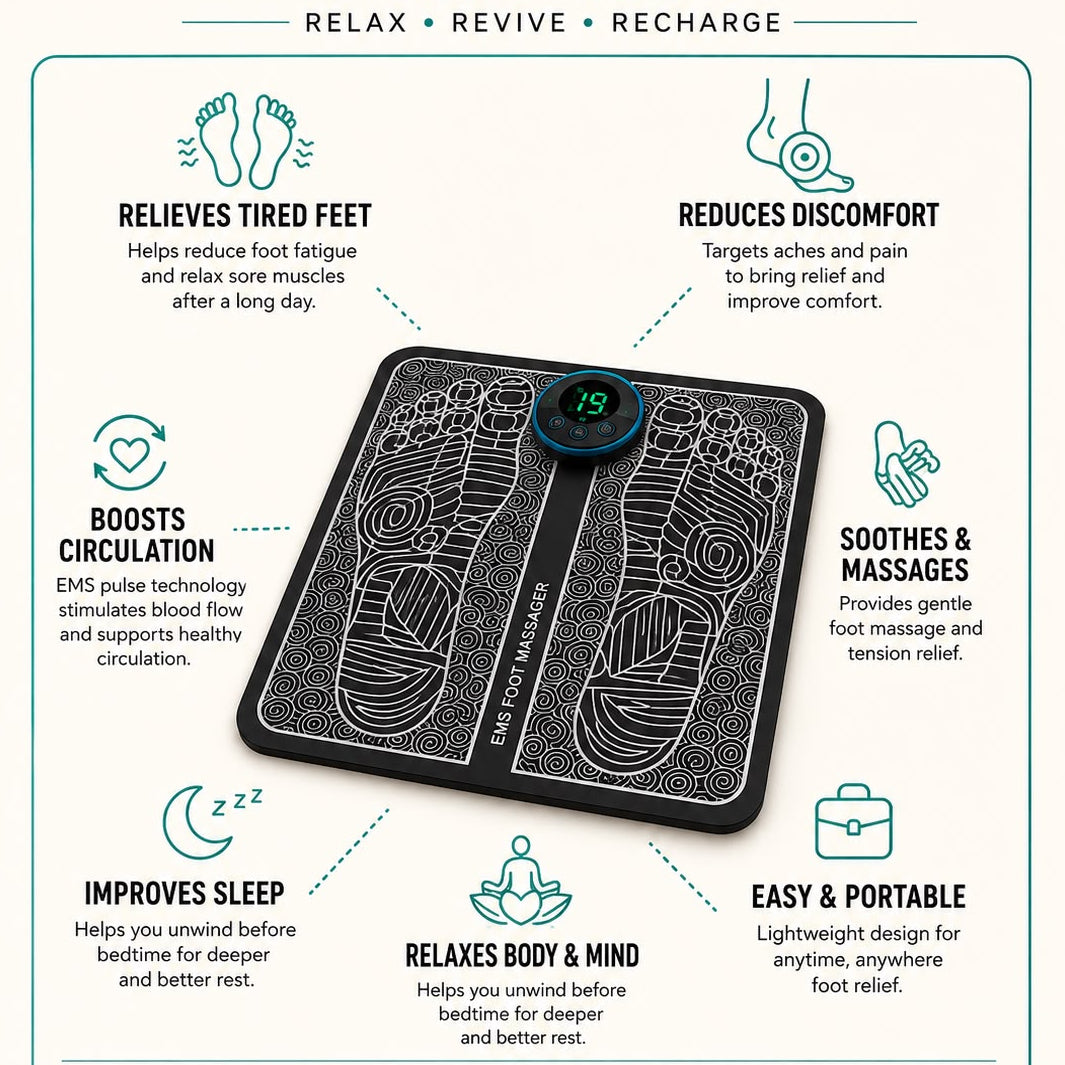 FootEase pro. Relax Your Feet. Reset Your Day. Feel Good Again