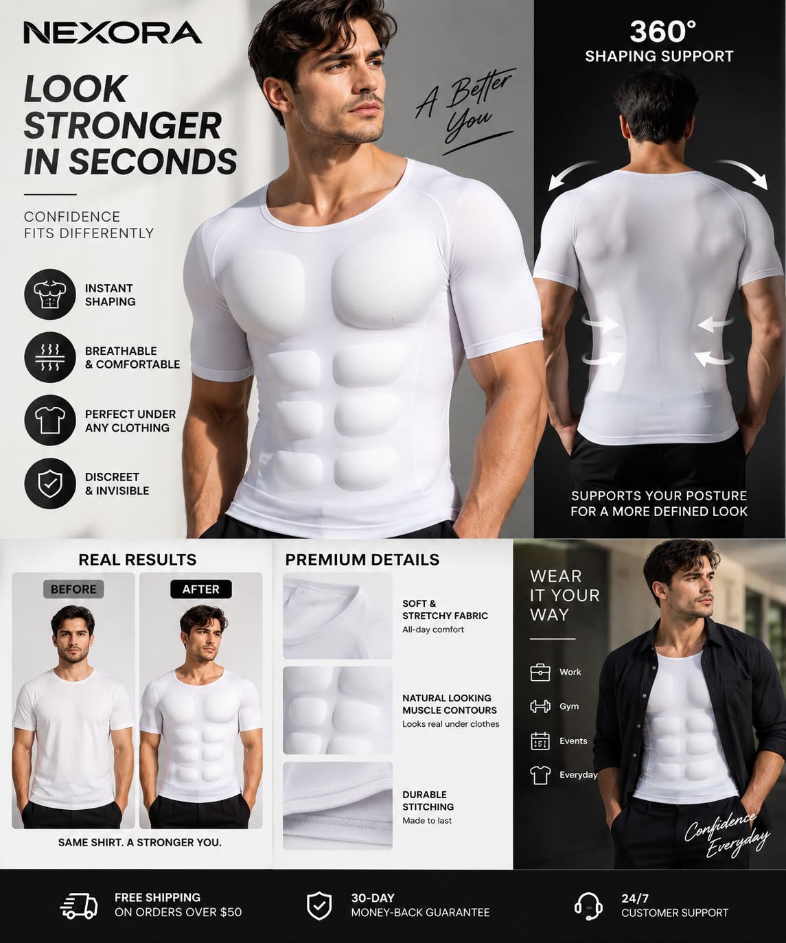 SculptFit Compression Shirt